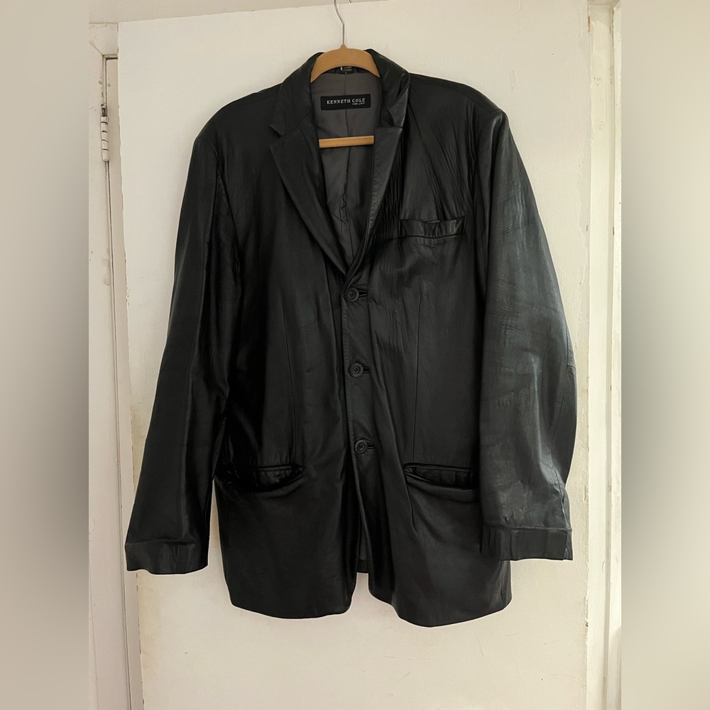 Light soft leather jacket